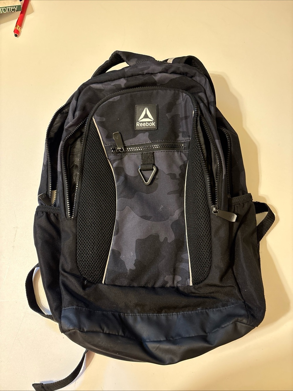 Reebok Black & Gray Camo Men's Backpack